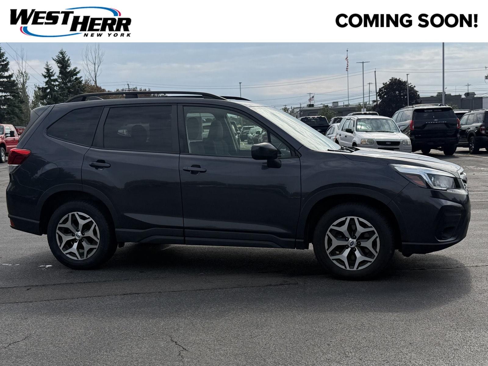 Used 2019 Dark Gray Metallic Subaru Premium image 1