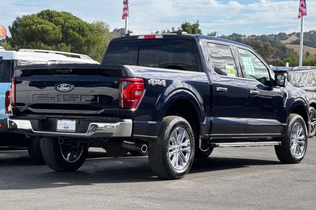 Used 2024 Blue Metallic Ford Lariat image 5