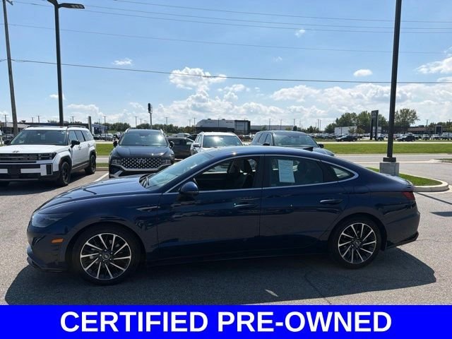 Certified Used 2021 Blue Hyundai Limited image 10