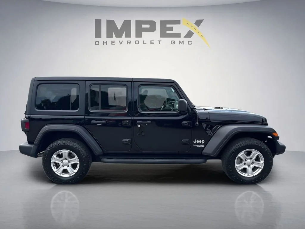 Used 2021 Black Jeep Unlimited Sport S image 6