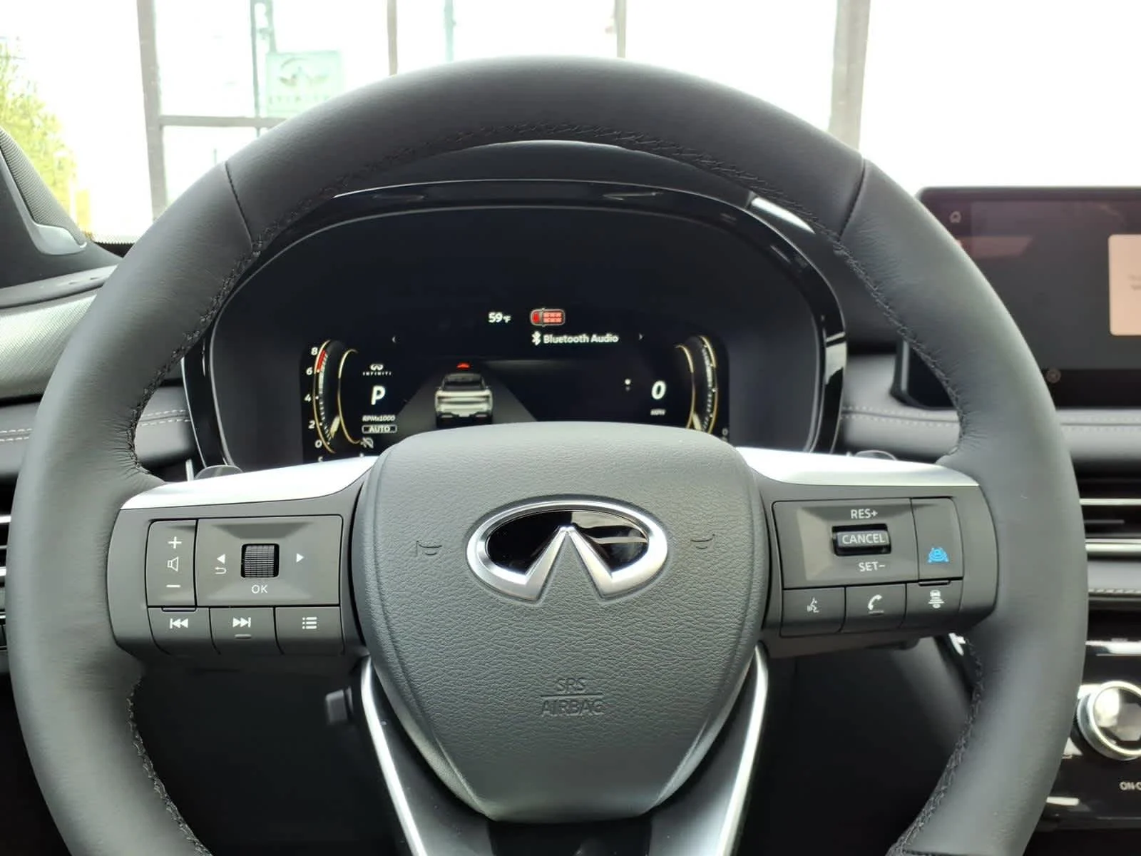 New 2027 Radiant White/Black Obsidian INFINITI SPORT image 14