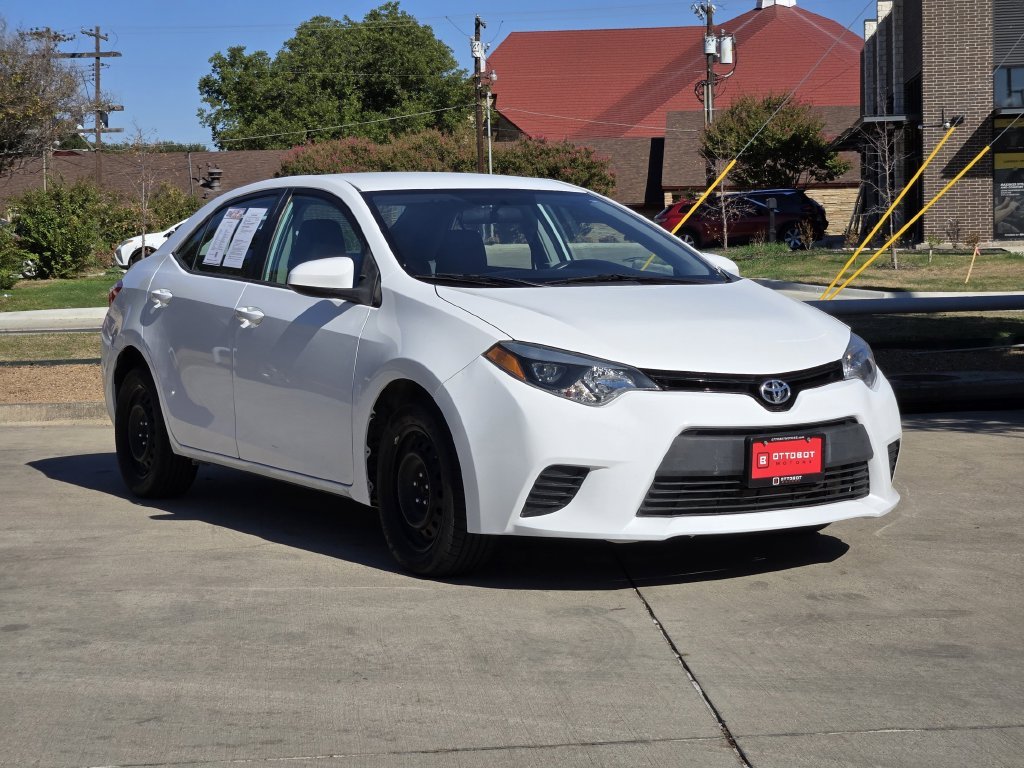 Used 2014 Toyota Corolla LE with VIN 2T1BURHE4EC191033 for sale in Irving, TX