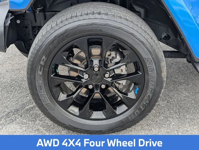 Used 2022 Blue Jeep Unlimited Sahara 4xe image 12
