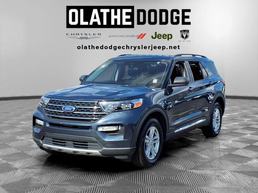 Used 2022 Blue Ford XLT image 1