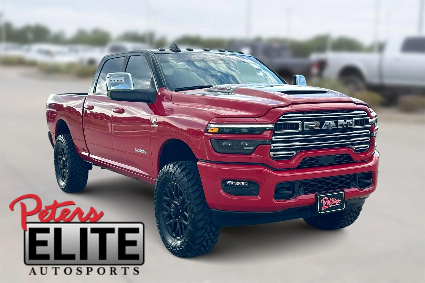 New 2026 Flame Red Clearcoat Ram Laramie image 1