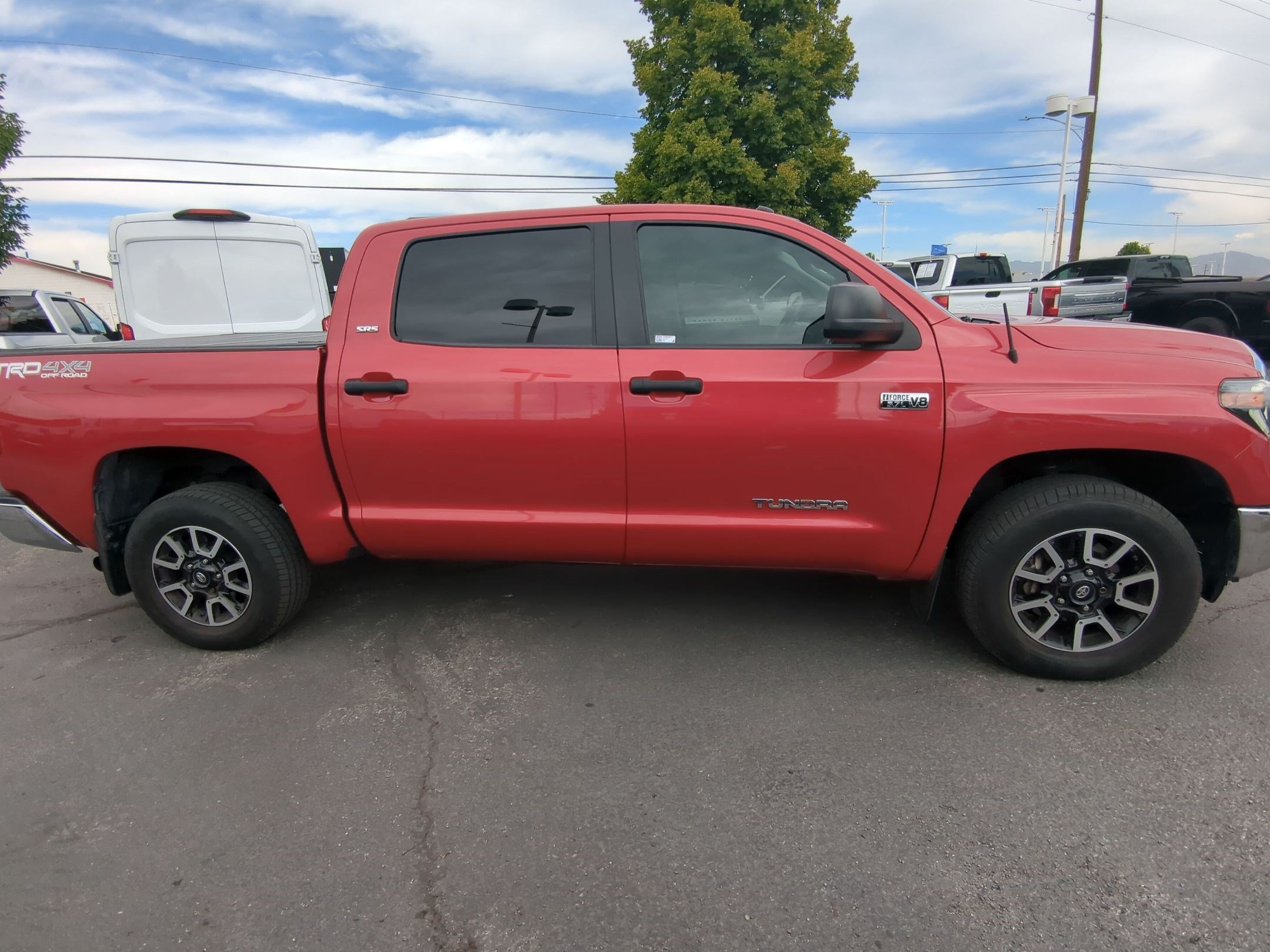Used 2019 Barcelona Red Metallic Toyota SR5 image 2