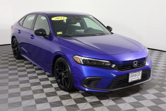 Used 2023 Aegean Blue Metallic Honda Sport image 1