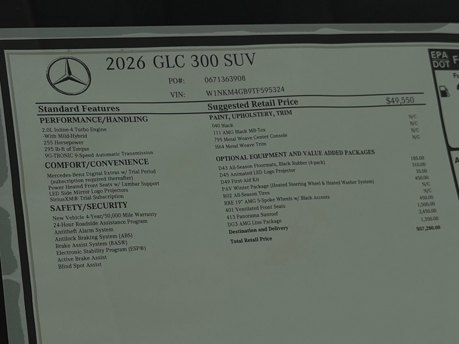 New 2026 Black Mercedes-Benz GLC 300 image 46