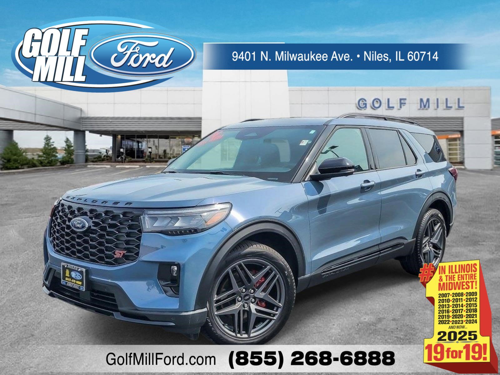 Used 2026 Vapor Blue Metallic Ford ST image 1