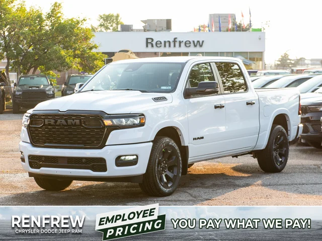 2026 RAM 1500 Big Horn Night* Crew Cab 4x4, Level 2 Equipment Group, 3.92 Rear Axle
