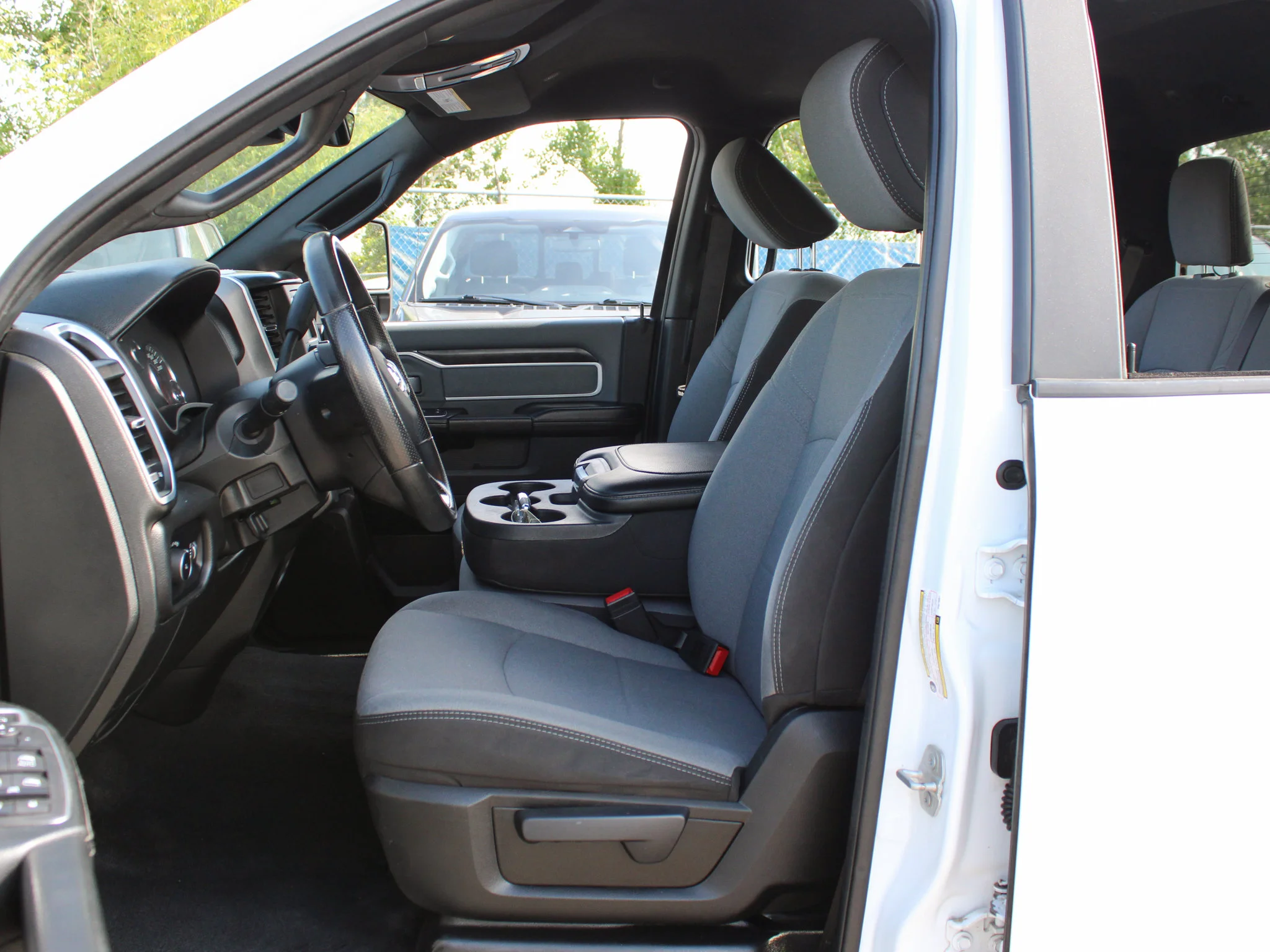 Certified Used 2023 White RAM Big Horn*No Accidents | Long Box | Backup Camera | Remote Start | Rear Air Suspension | Diesel image 3