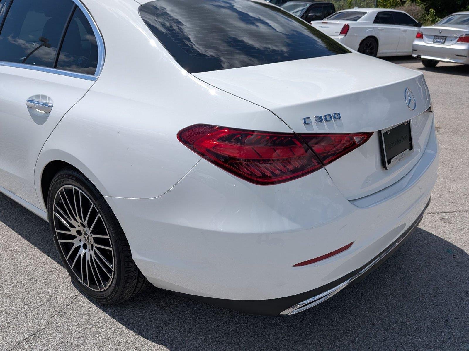 Used 2022 Polar White Mercedes-Benz C 300 image 12