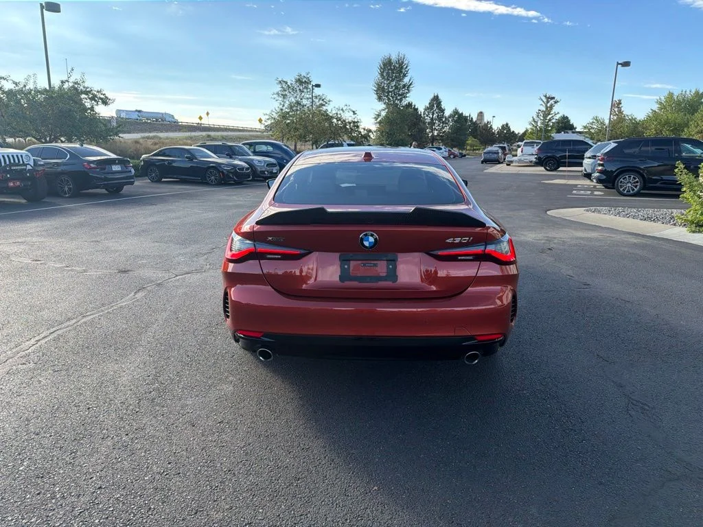 Used 2024 Sunset Orange Metallic BMW 430i xDrive image 4