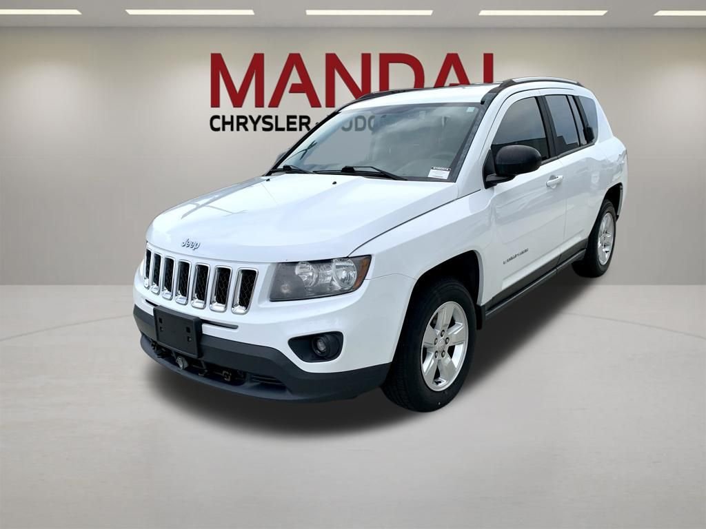 Used 2016 Jeep Compass Sport with VIN 1C4NJCBA9GD543327 for sale in D'Iberville, MS