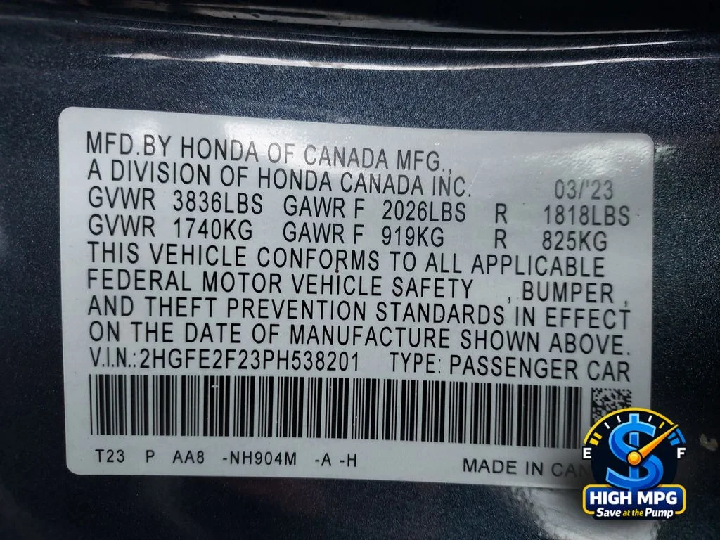 Used 2023 Gray Honda LX image 22