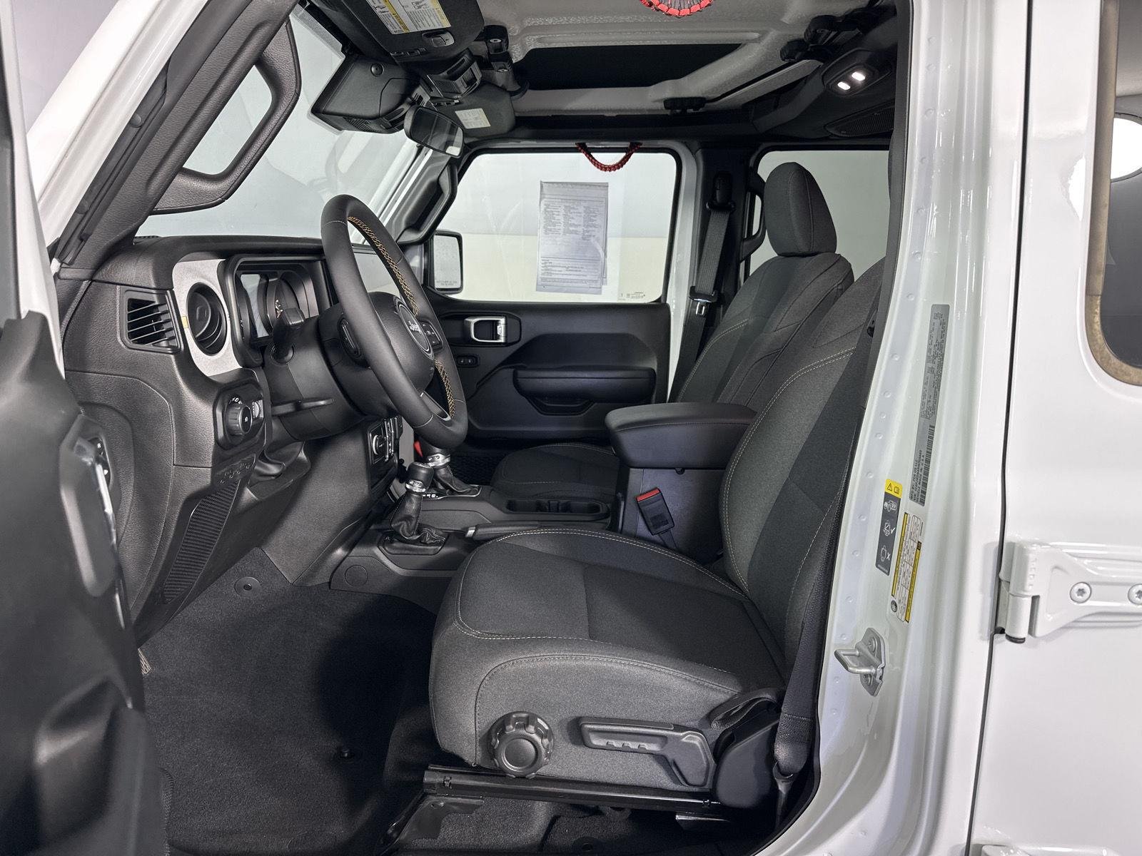 Used 2024 Bright White Clearcoat Jeep Sport S image 7