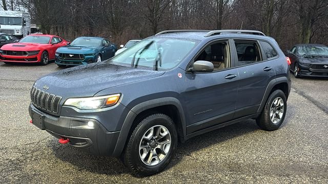 Used 2019 Jeep Cherokee Trailhawk with VIN 1C4PJMBXXKD471646 for sale in Delaware, OH