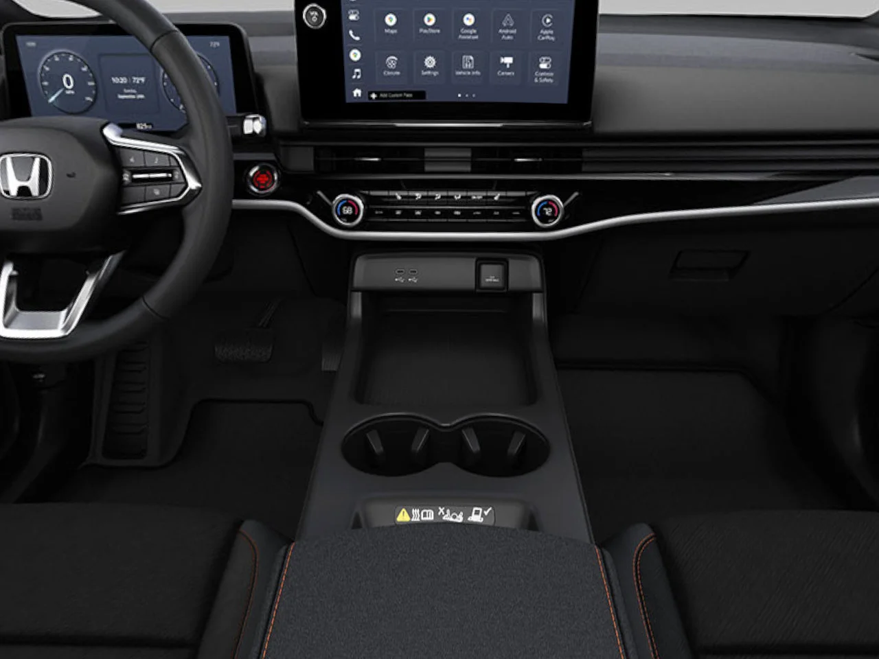 New 2026 Frostline White Pearl Honda AWD EX image 7