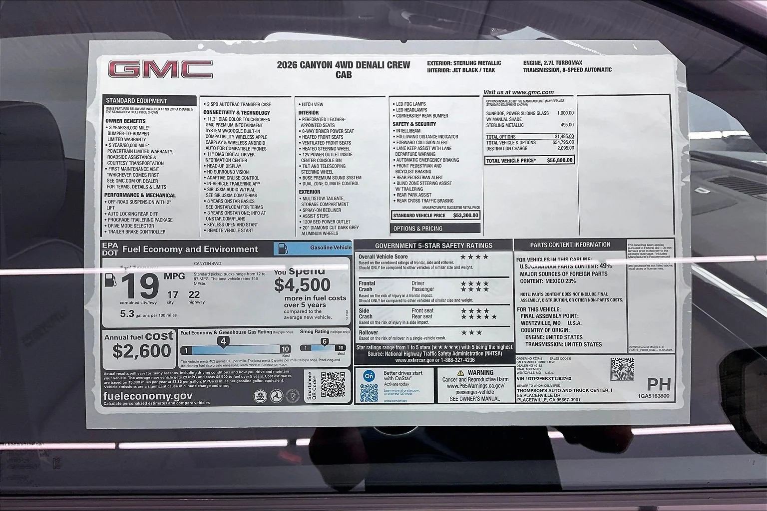 New 2026 Sterling Metallic GMC 4WD Denali image 21