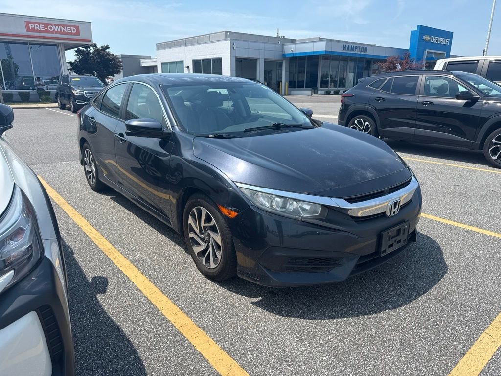 Used 2018 Blue Honda EX image 4