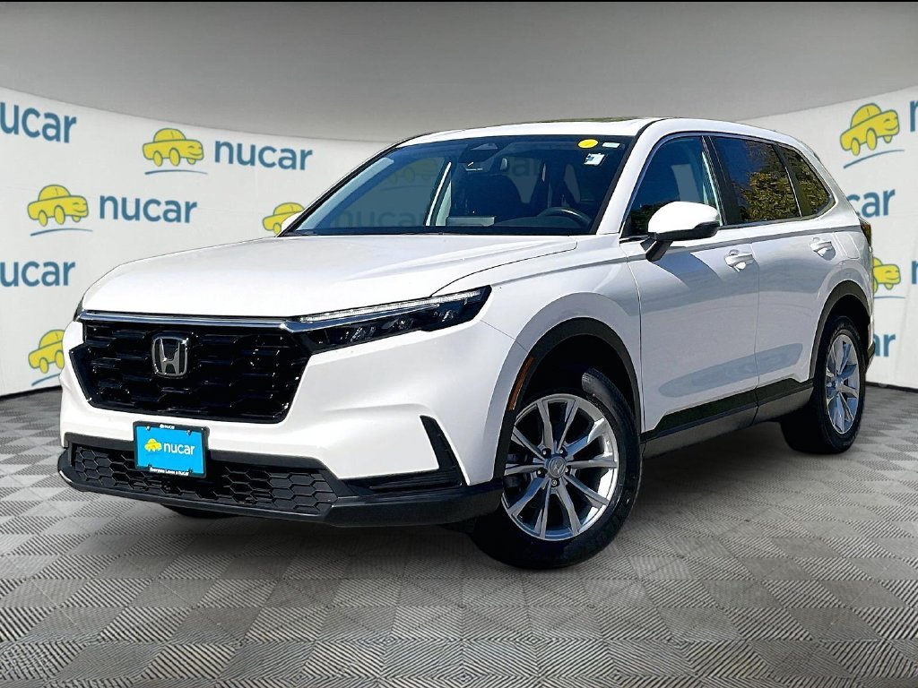 Used 2024 Platinum White Pearl Honda EX image 3