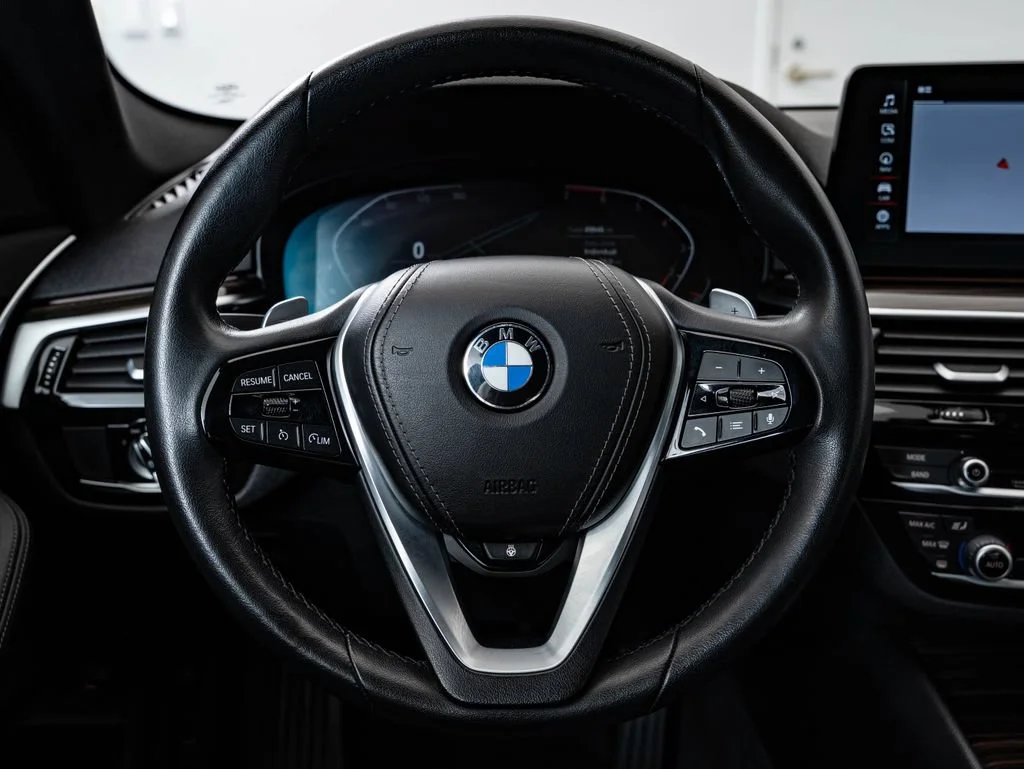 Used 2022 Bluestone Metallic BMW 530i xDrive image 41