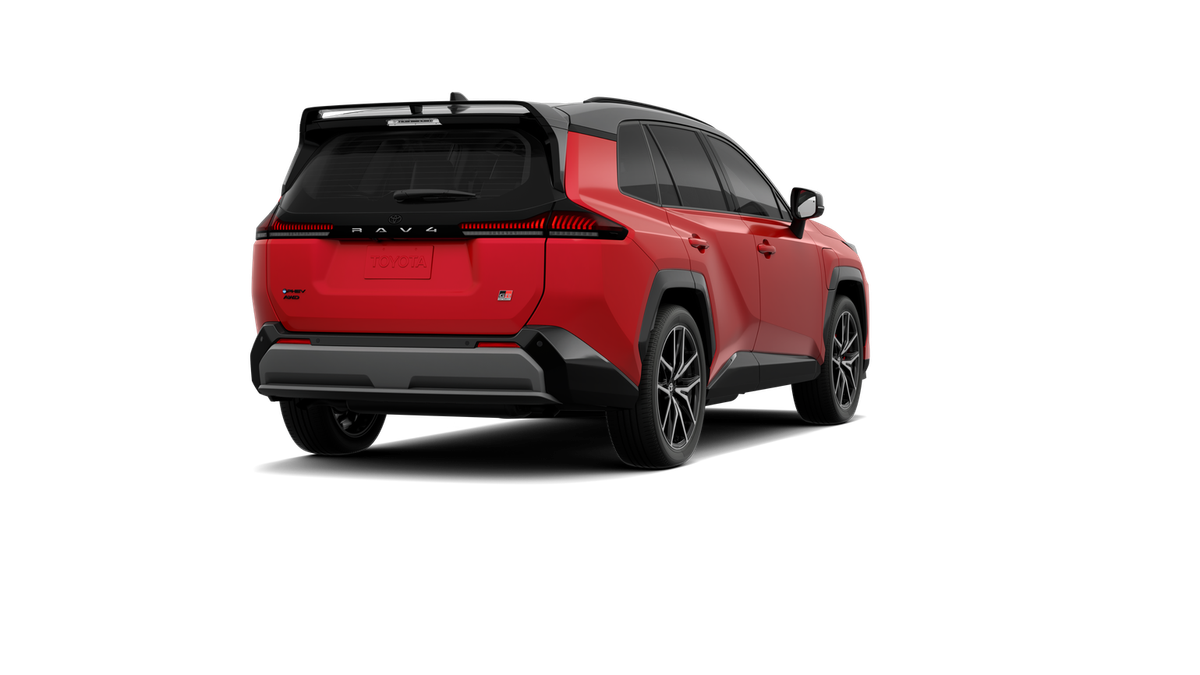 New 2026 Supersonic Red with Midnight Black Metallic roof Toyota GR SPORT image 9