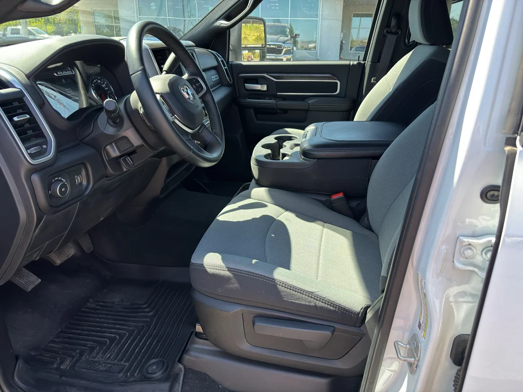 Used 2024 Bright White Clearcoat Ram SLT image 9