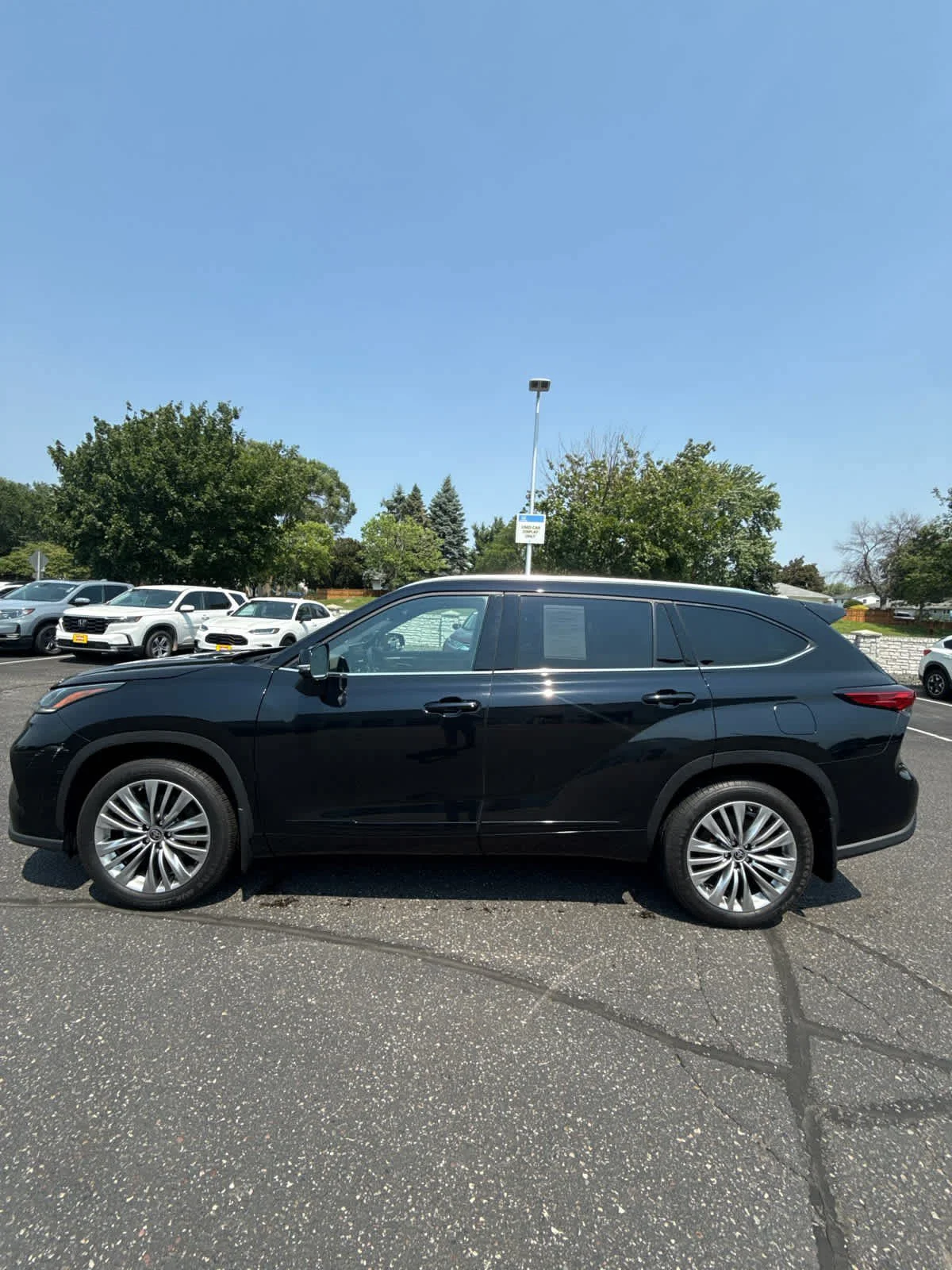 Used 2023 Midnight Black Metallic Toyota Platinum image 8