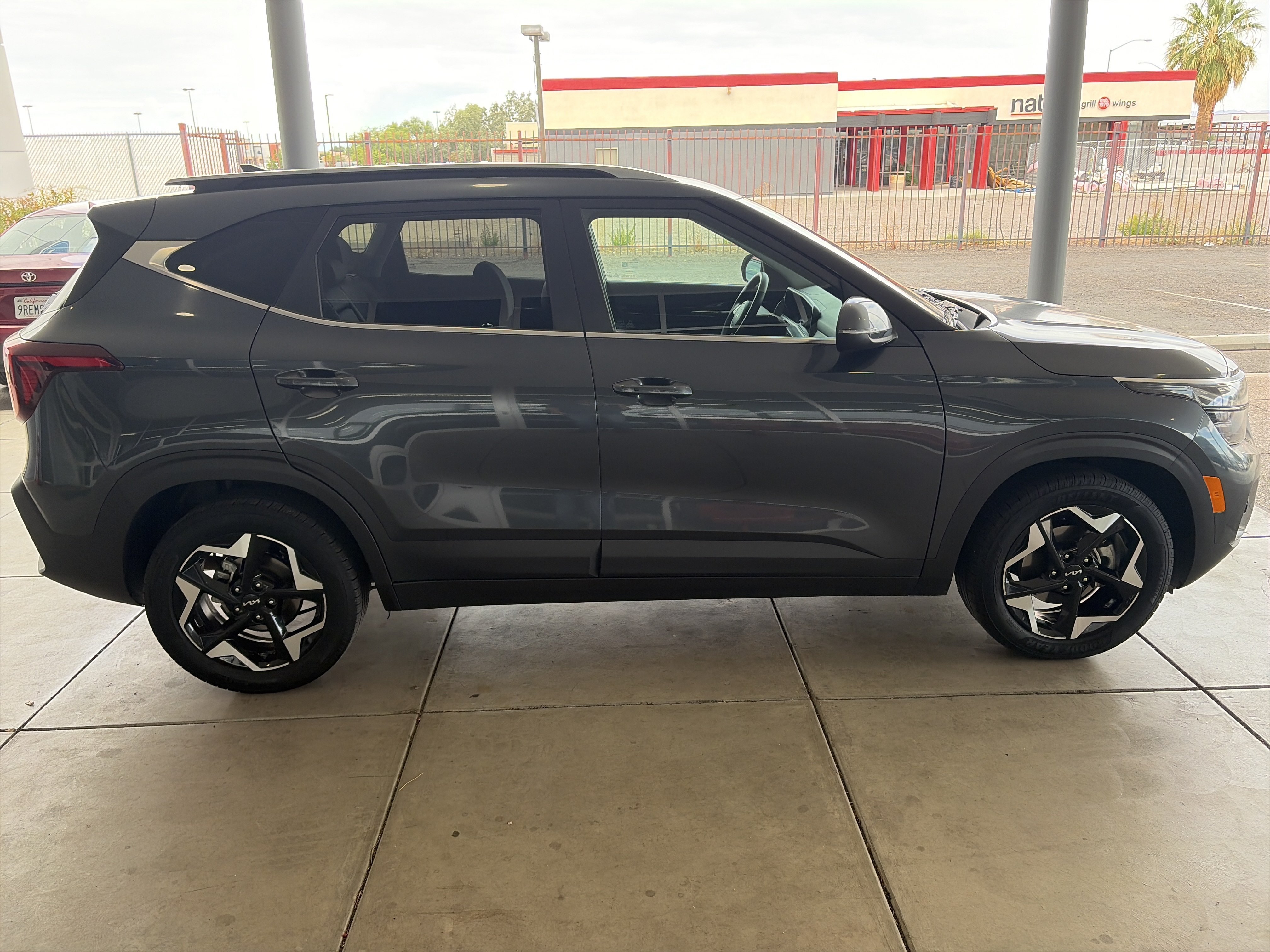 Used 2024 Gray Kia EX image 3