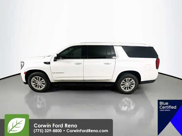 Certified Used 2022 White Frost Tri-Coat GMC SLT image 5