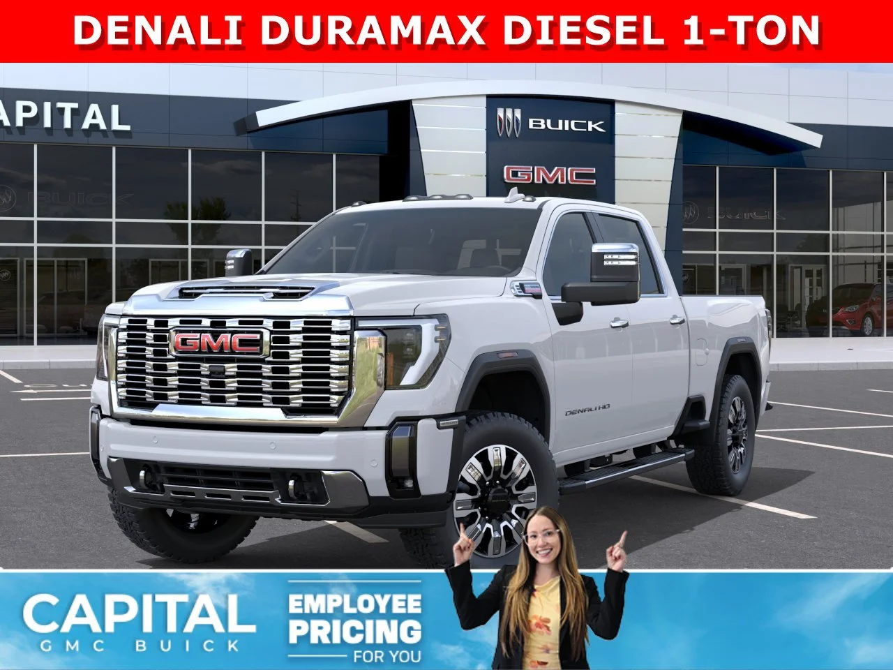 New 2026 Summit White GMC Denali image 1