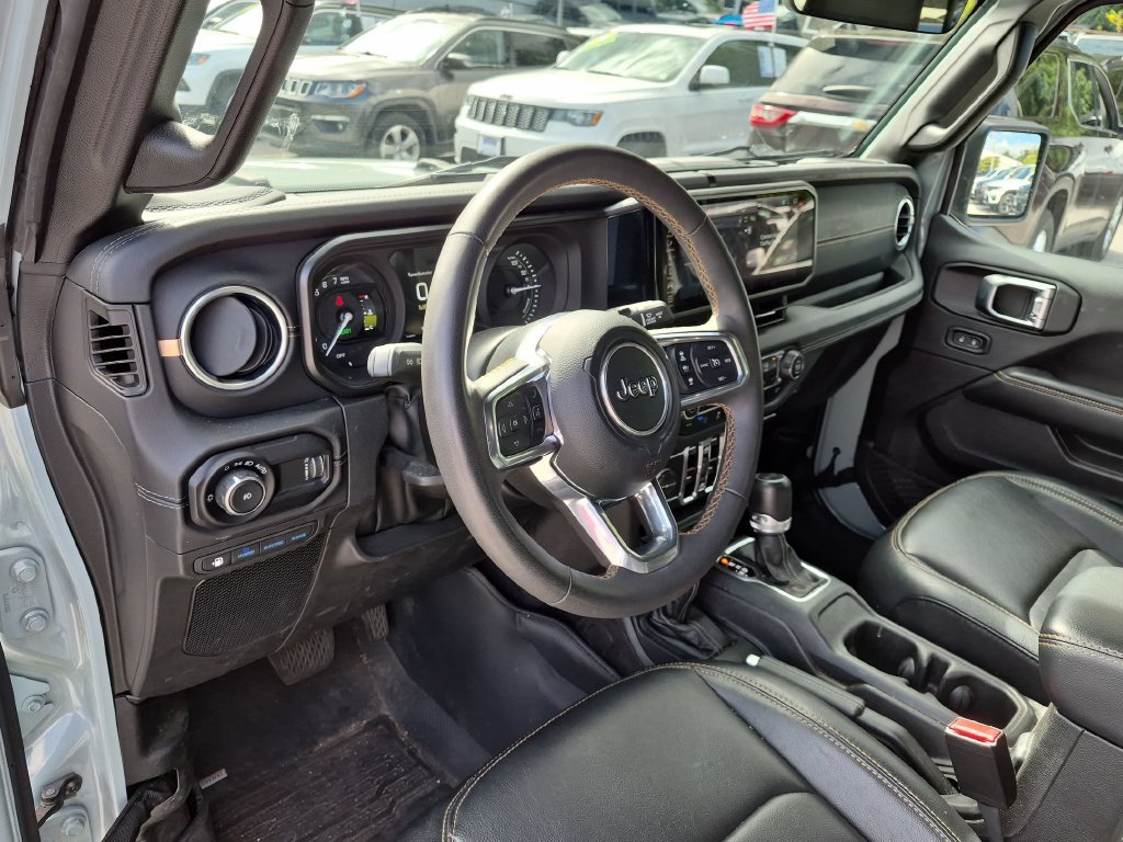 Used 2024 Gray Jeep Sahara 4xe image 12