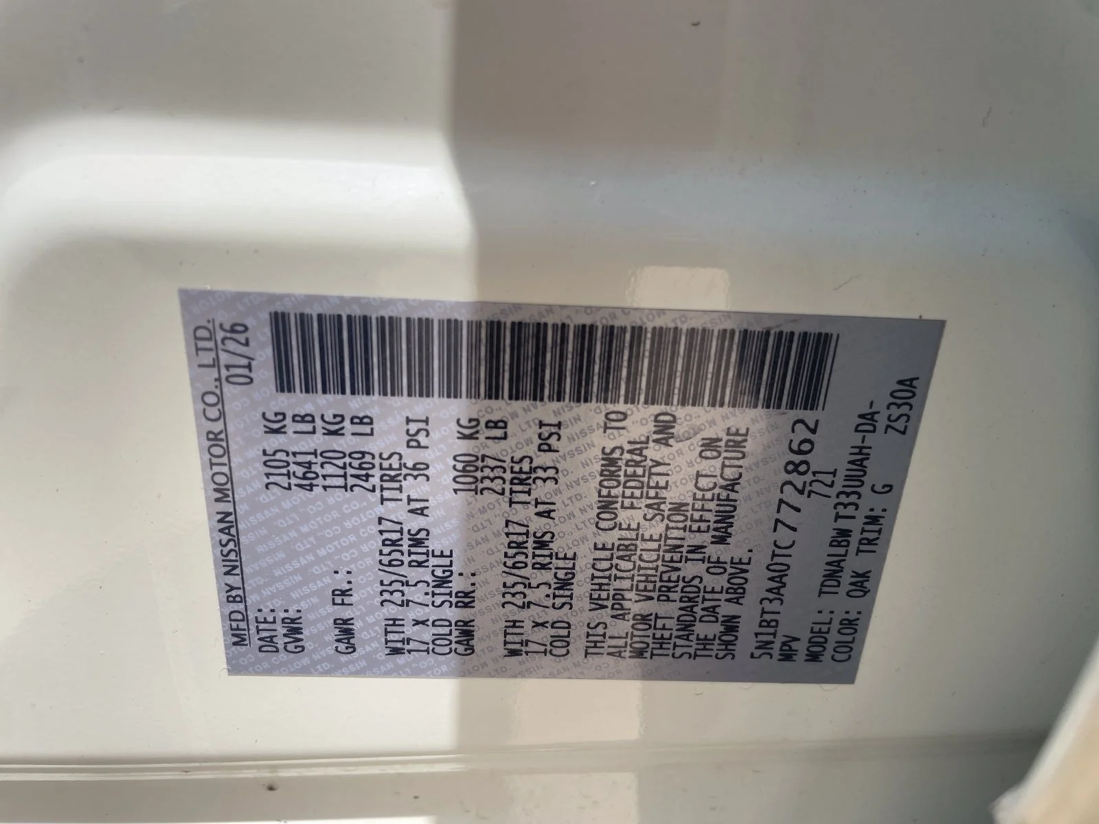 Used 2026 White Nissan S image 30