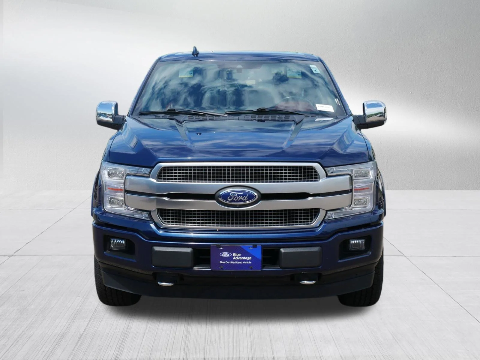Certified Used 2020 Blue Jeans Metallic Ford Platinum image 2