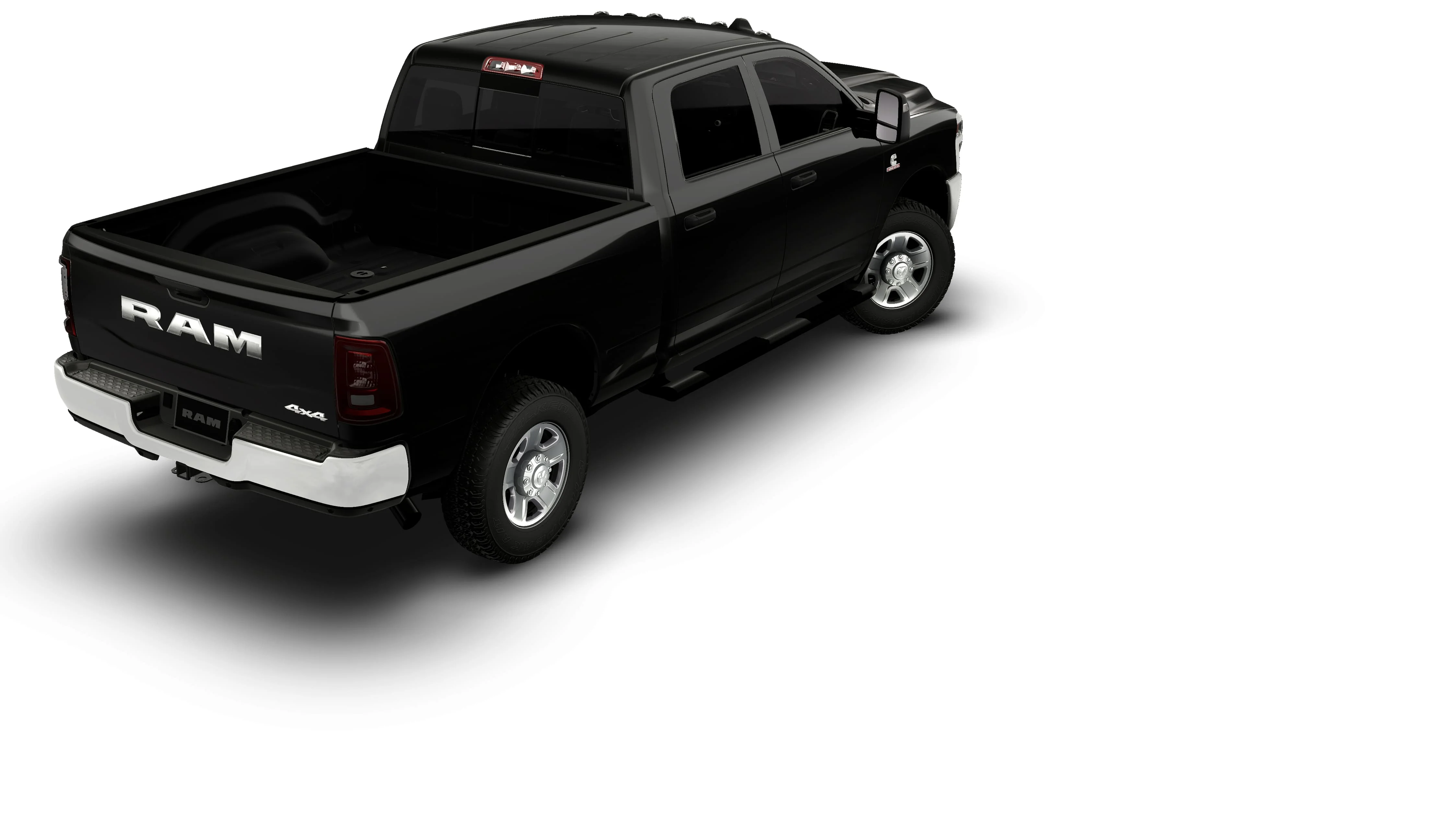 New 2026 Diamond Black Crystal Pearl-Coat Exterior Paint RAM TRADESMAN image 14