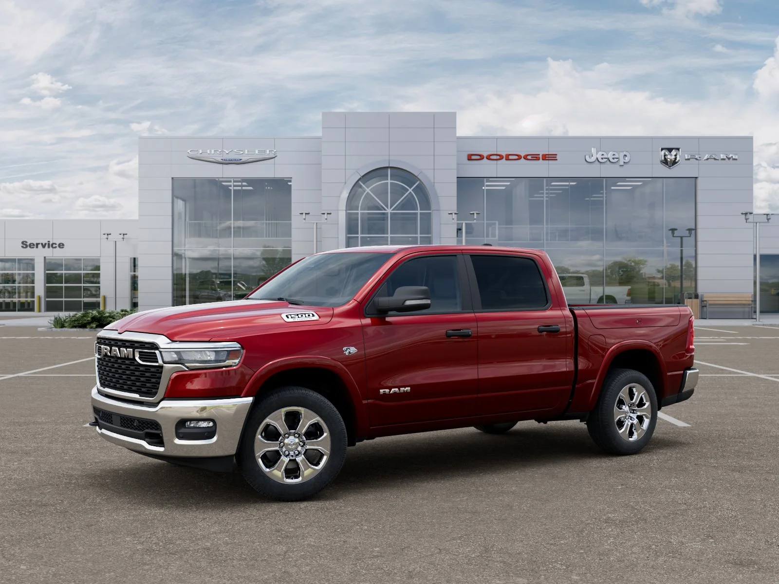 New 2026 Molten Red Pearlcoat RAM Big Horn/Lone Star image 34