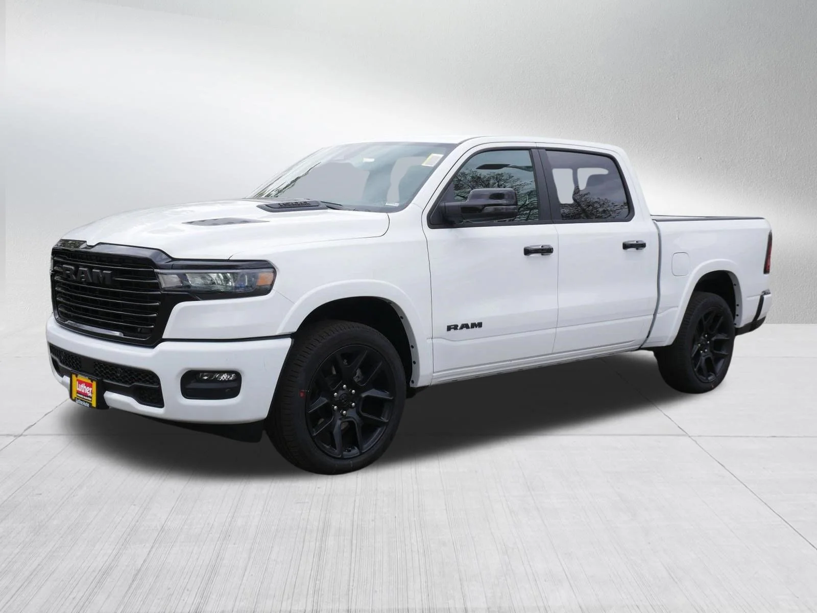 New 2026 Bright White Clear-Coat Exterior Paint RAM Laramie image 3