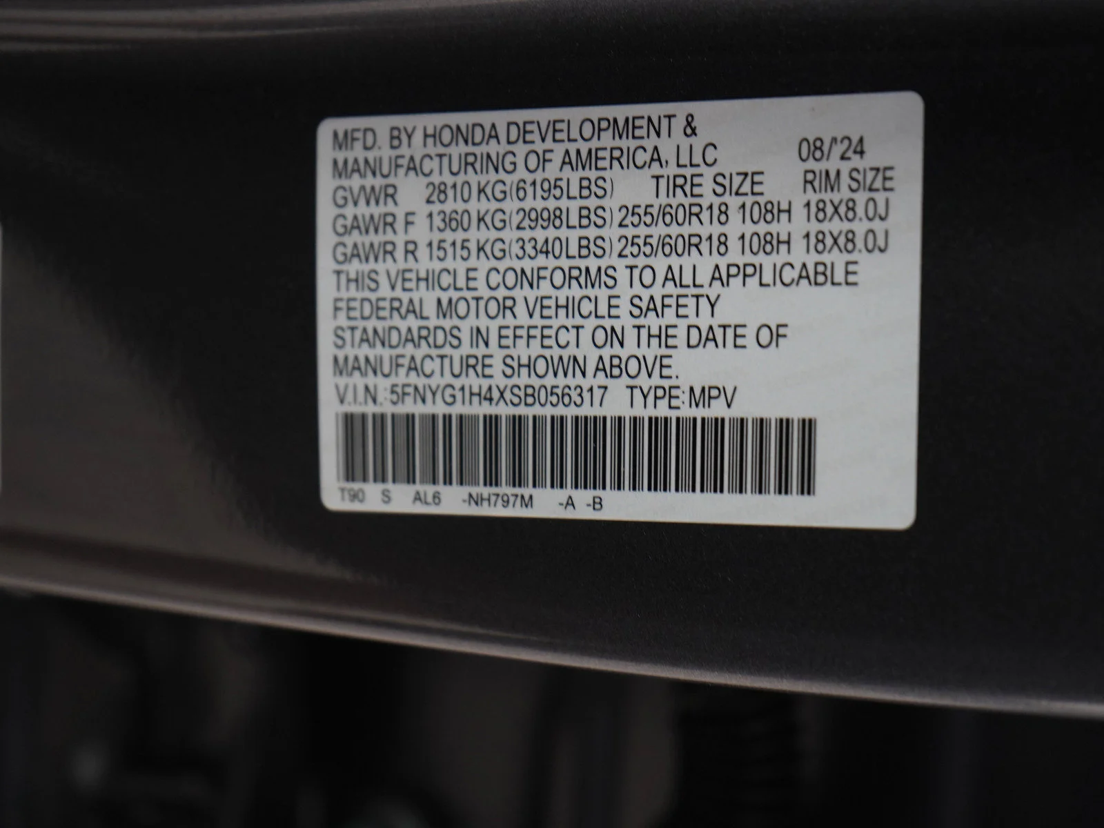 Used 2025 Meteorite Gray Metallic Honda EX-L image 30