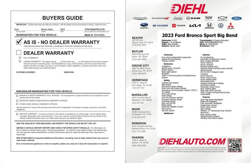 Used 2023 Blue Ford Big Bend image 38