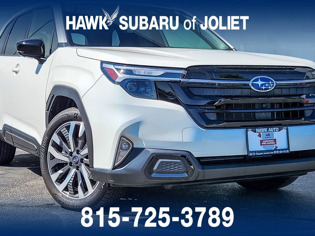 Used 2025 Crystal White Pearl Subaru Touring image 2
