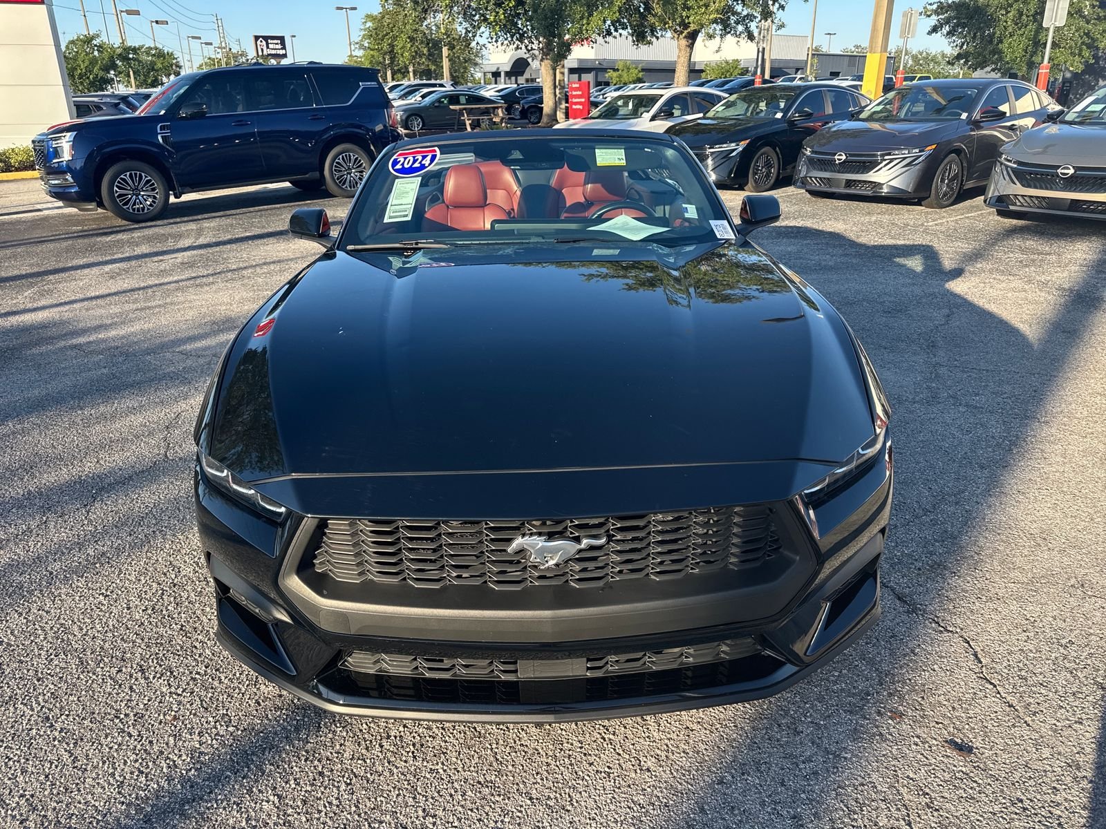 Used 2024 Black Ford EcoBoost Premium image 4