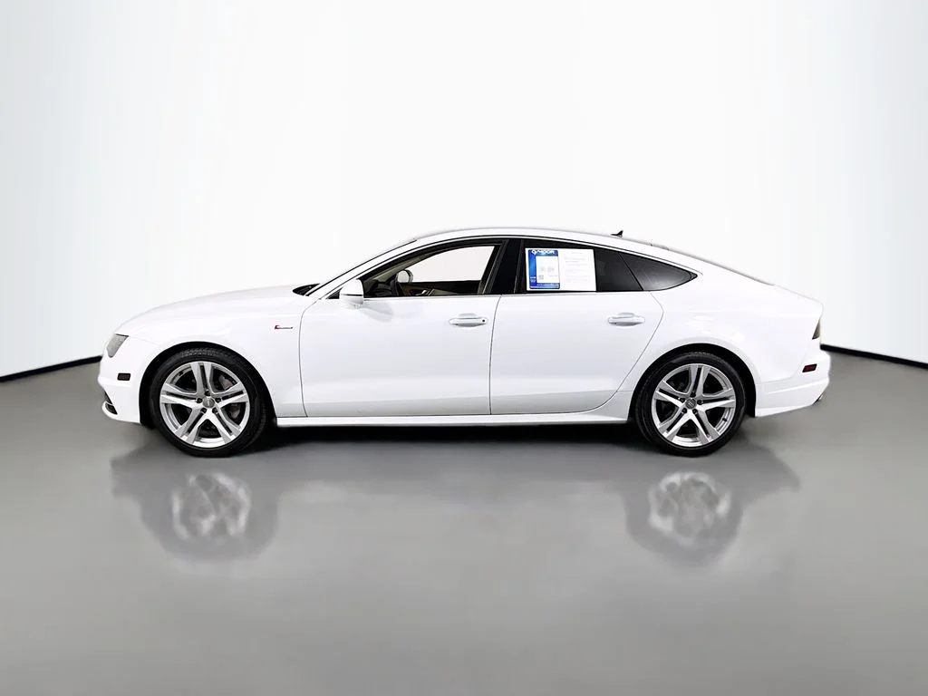 Used 2017 Glacier White Metallic Audi Premium Plus image 4