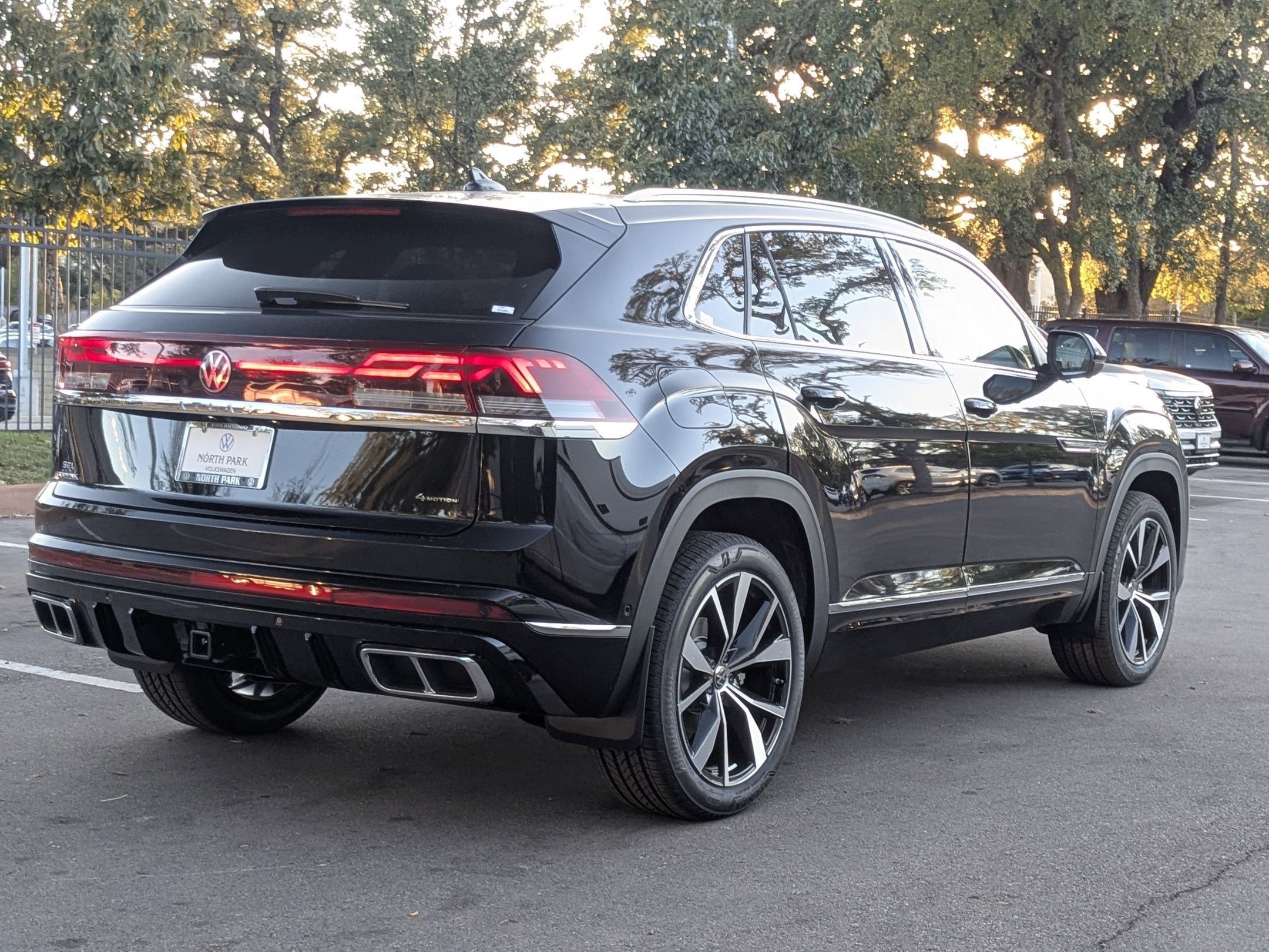 New 2026 Deep Black Pearl Volkswagen 2.0T SEL Premium R-Line image 2