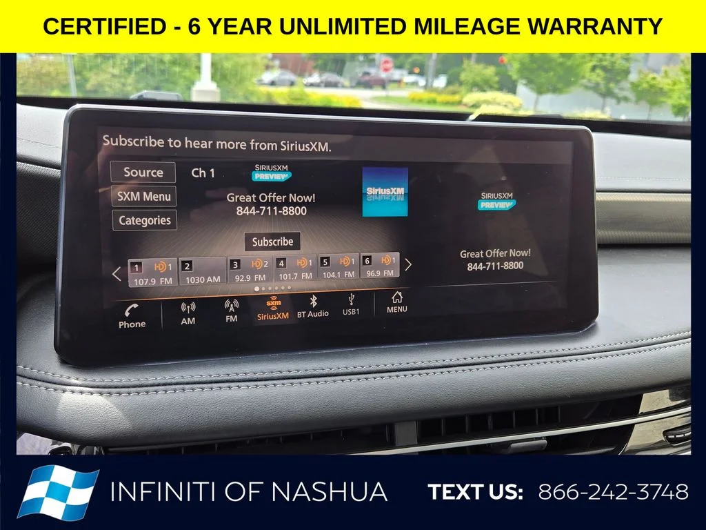 Certified Used 2023 White INFINITI LUXE image 25