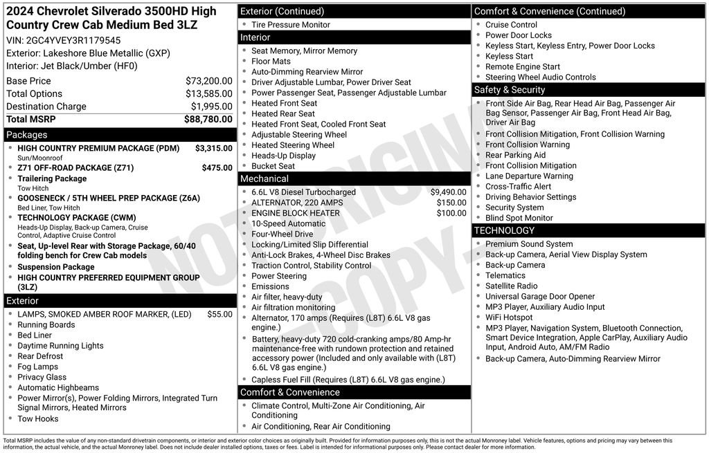Used 2024 Blue Chevrolet High Country image 28