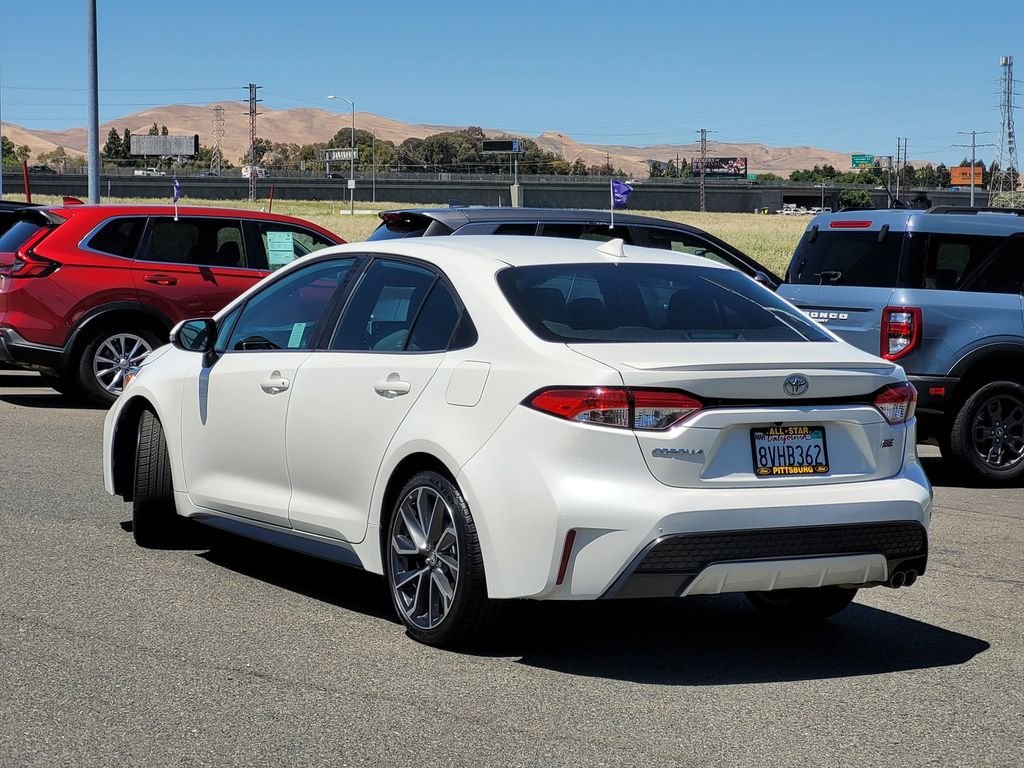 Certified Used 2021 White Toyota SE image 6