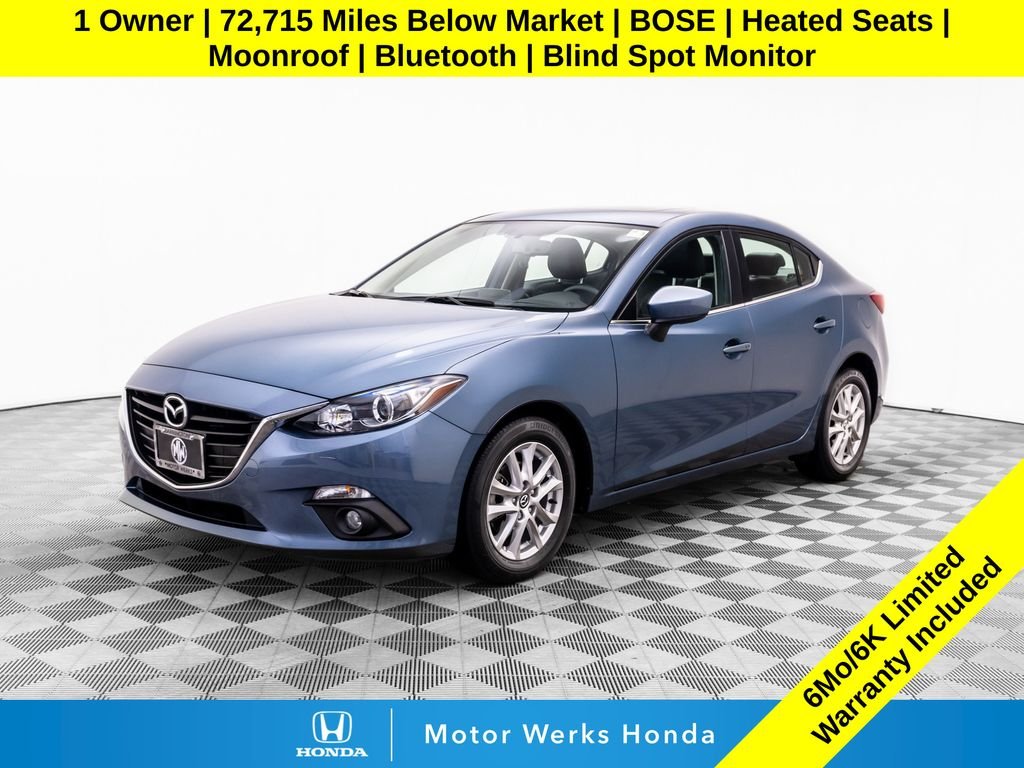 Used 2016 Blue Reflex Mica Mazda i Grand Touring image 1