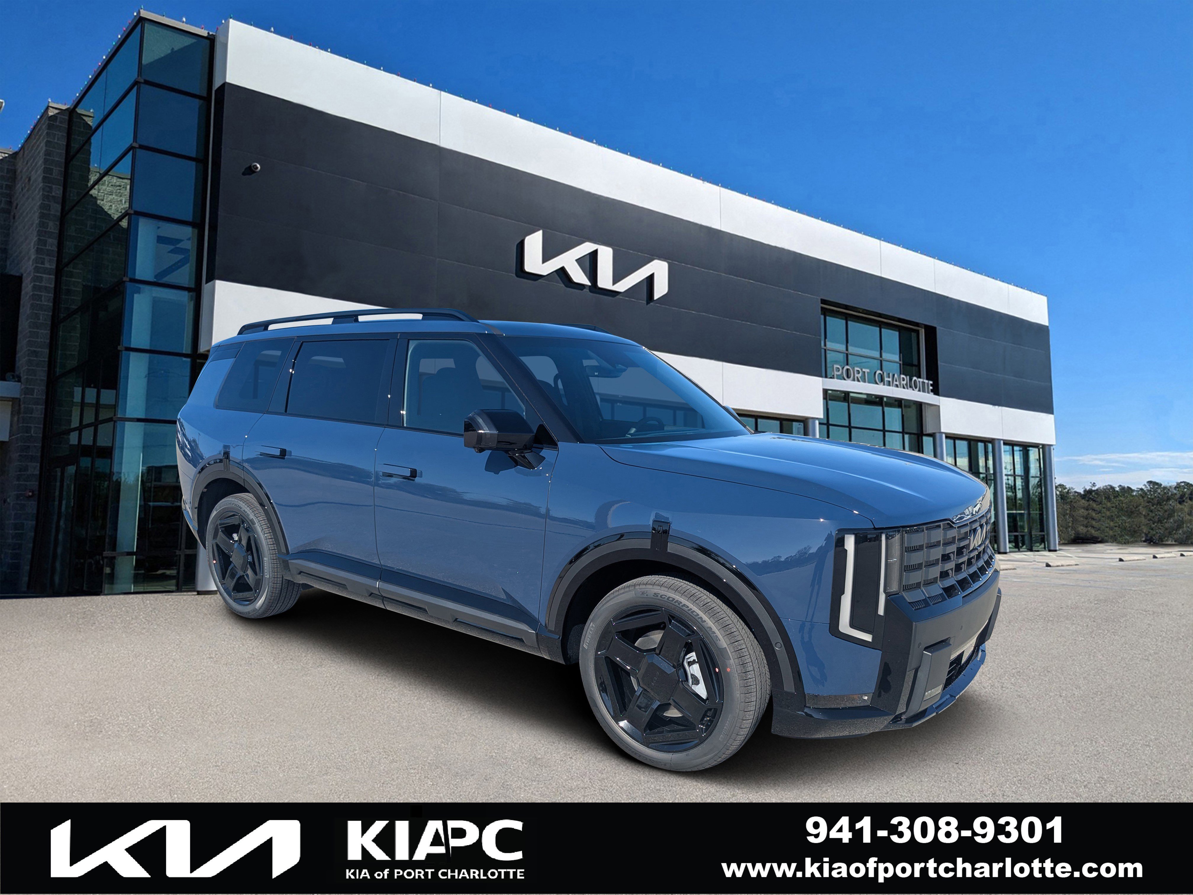 New 2027 Midnight Lake Blue Kia X-LINE SX image 1