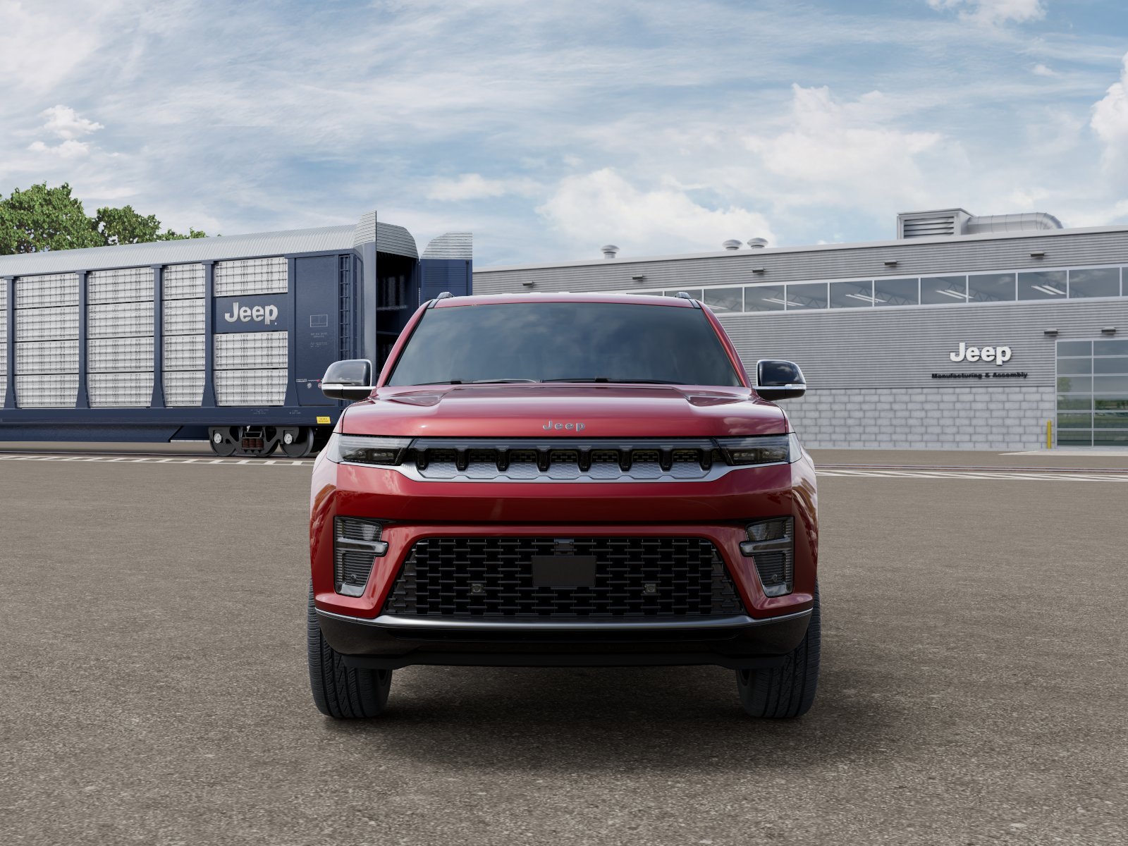 New 2026 Velvet Red Pearl-Coat Exterior Paint Jeep  image 6